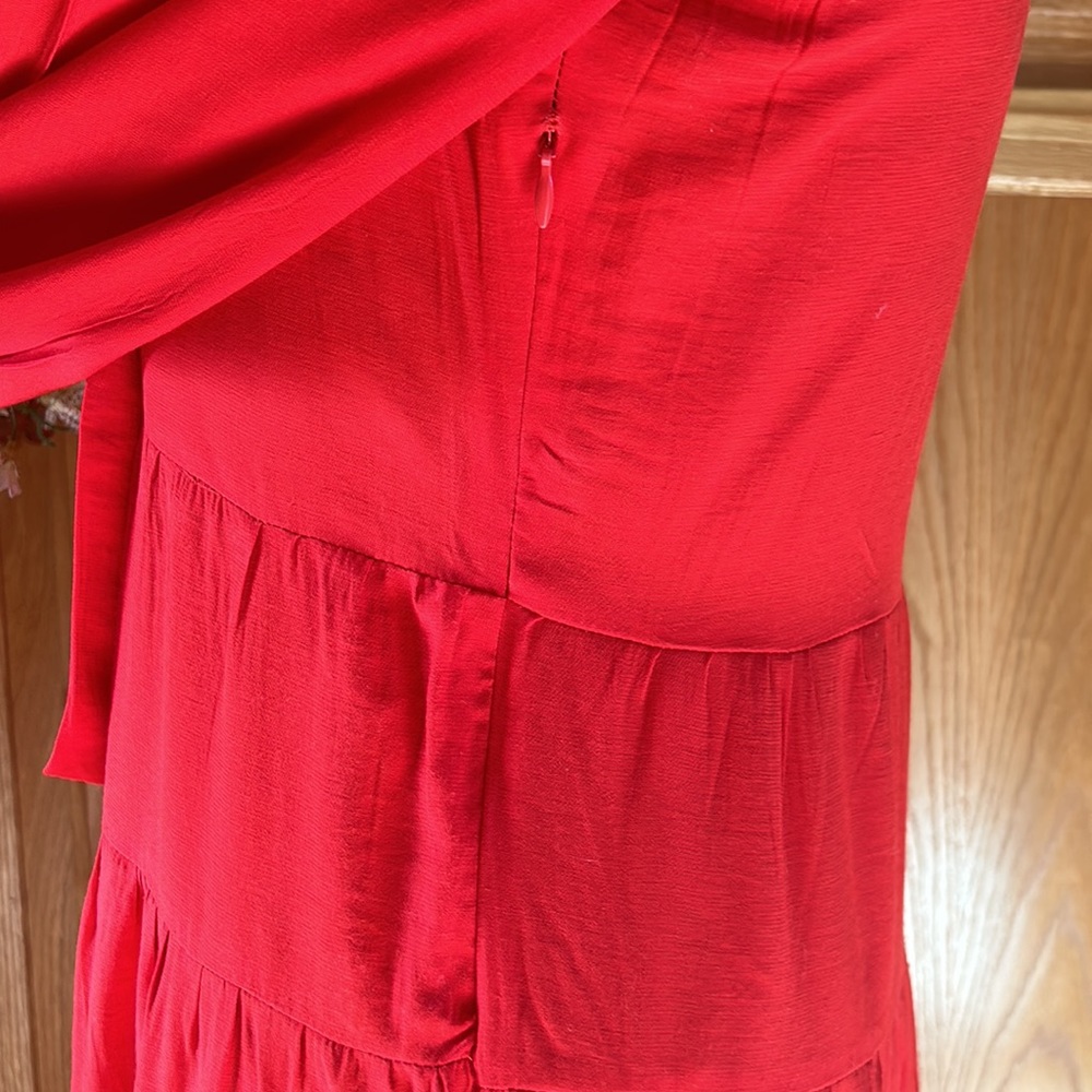 Modest Red Maxi Dress - Picture 3 of 3